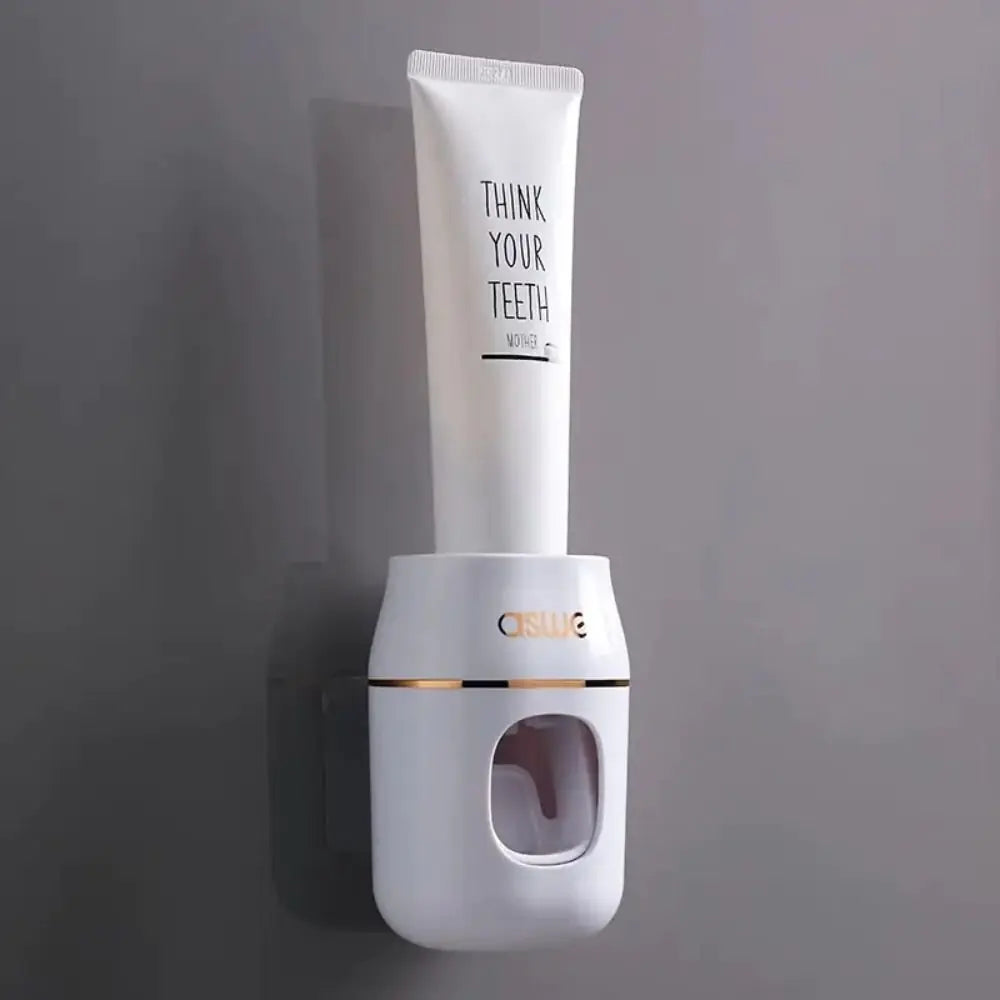 Automatic Wall-Mounted Toothpaste Dispenser and Holder