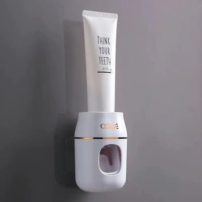 Automatic Wall-Mounted Toothpaste Dispenser and Holder