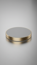 Wireless Charging Pad Brushed Gold Edge