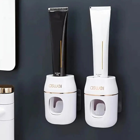 Automatic Wall-Mounted Toothpaste Dispenser and Holder